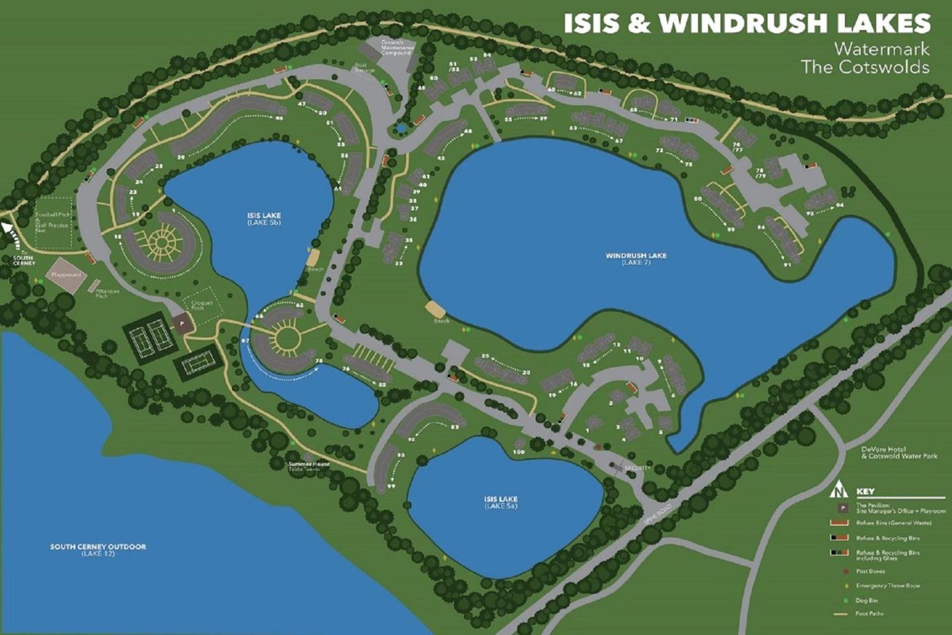 Isis Lakes 84 - Tortola Lodge South Cerney Eksteriør bilde